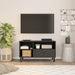 Dulap TV, negru, 80x33x46 cm, lemn masiv de mango - WALTI WALTI