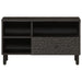 Dulap TV, negru, 80x33x46 cm, lemn masiv de mango - WALTI WALTI