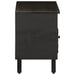 Dulap TV, negru, 80x33x46 cm, lemn masiv de mango - WALTI WALTI
