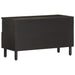 Dulap TV, negru, 80x33x46 cm, lemn masiv de mango - WALTI WALTI