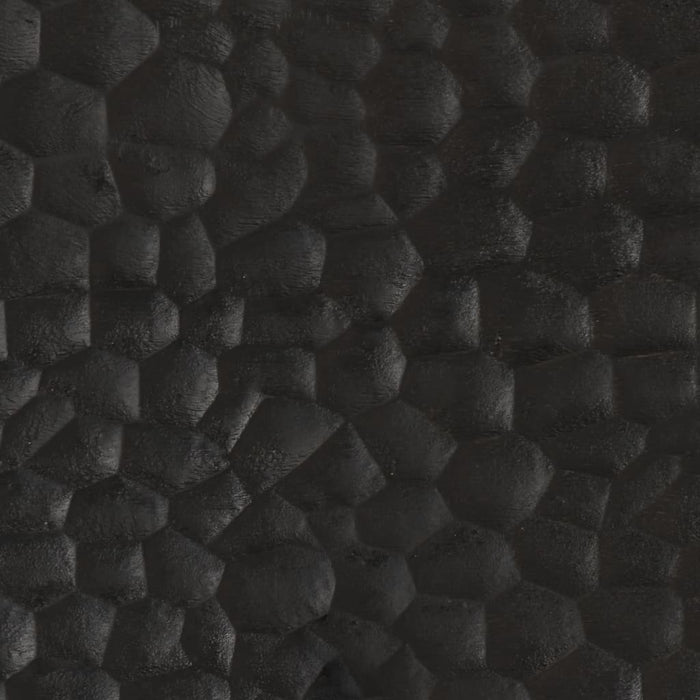 Dulap TV, negru, 80x33x46 cm, lemn masiv de mango - WALTI WALTI
