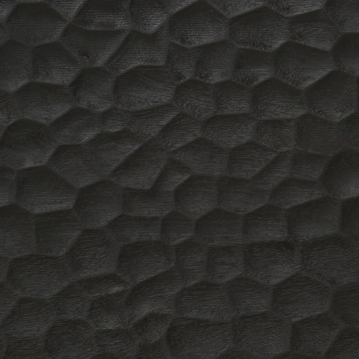 Dulap de perete de baie, negru, 38x33x48cm, lemn masiv de mango WALTI