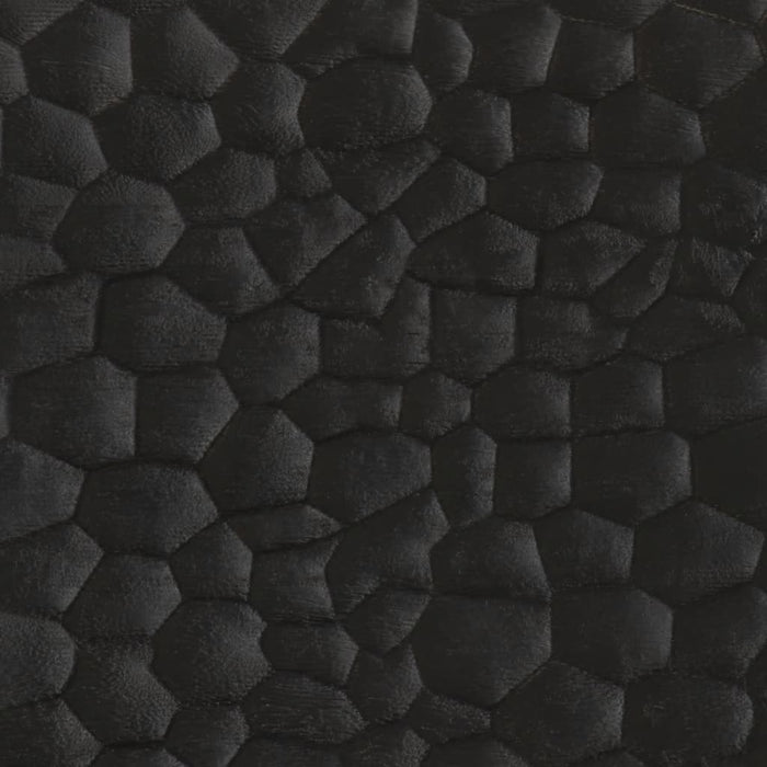 Dulap lateral, negru, 40x33x75 cm, lemn masiv de mango WALTI