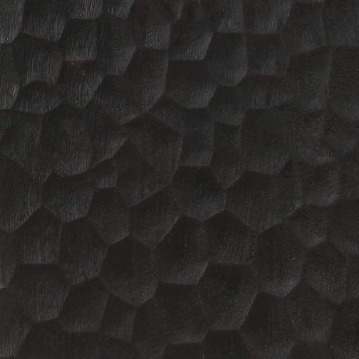 Dulap lateral, negru, 90x33x75 cm, lemn masiv de mango WALTI