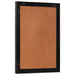 Oglindă de baie negru 50x70x2,5cm lemn masiv de mango și sticlă - WALTI WALTI