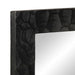 Oglindă de baie negru 50x70x2,5cm lemn masiv de mango și sticlă - WALTI WALTI