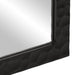 Oglindă de baie negru 50x70x2,5cm lemn masiv de mango și sticlă - WALTI WALTI