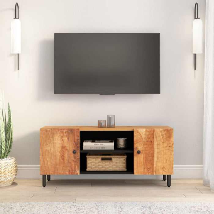 Comodă TV, 105x33x46 cm, lemn masiv de acacia WALTI