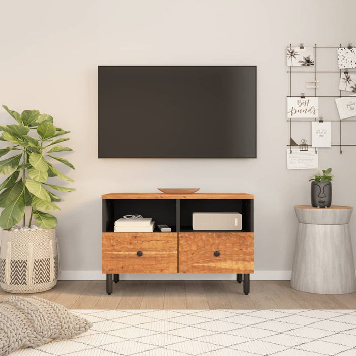 Comodă TV, 70x33x46 cm, lemn masiv de acacia - WALTI WALTI