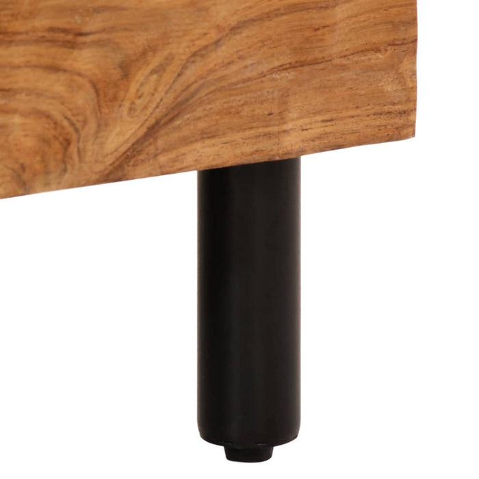Dulap lateral, 60x33x75 cm, lemn masiv de acacia WALTI
