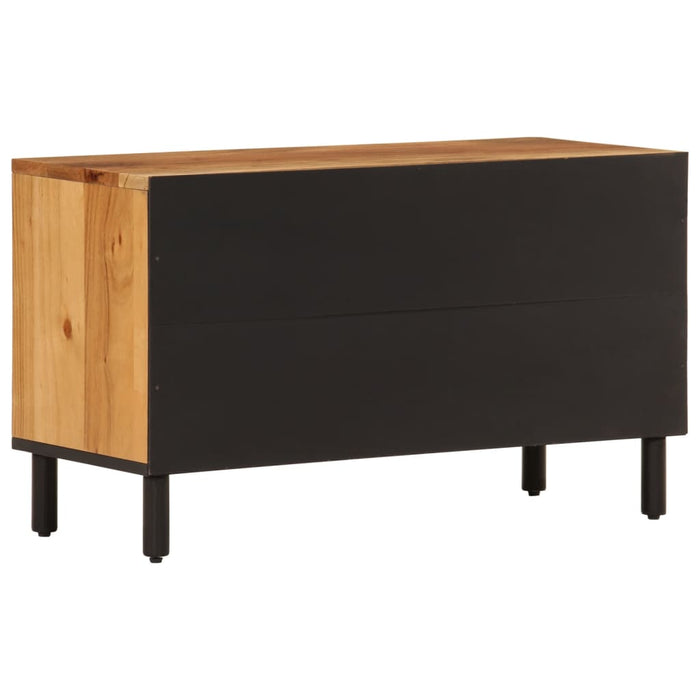 Dulap TV, 80x33x46 cm, lemn masiv de acacia WALTI
