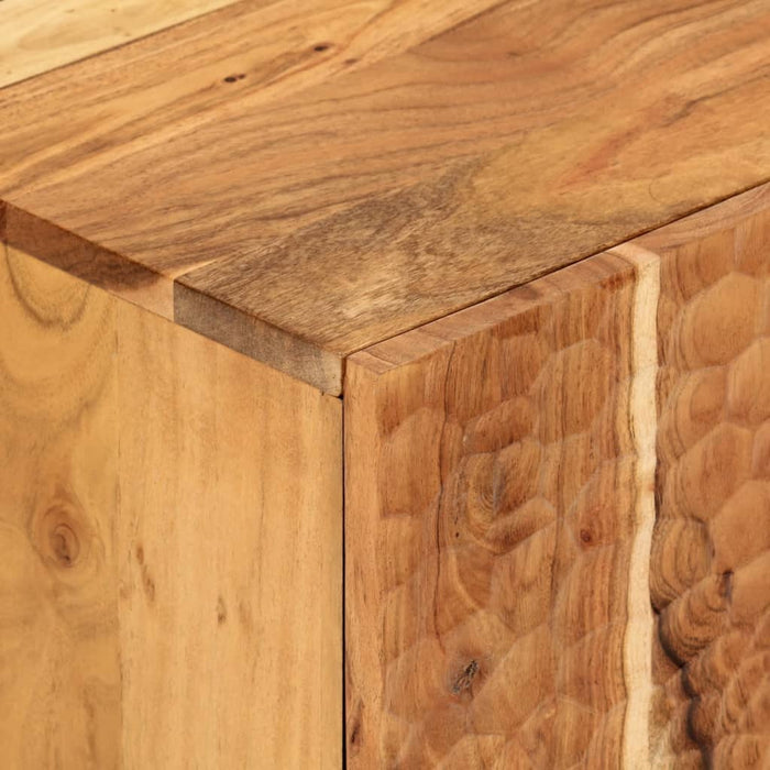Dulap TV, 80x33x46 cm, lemn masiv de acacia WALTI