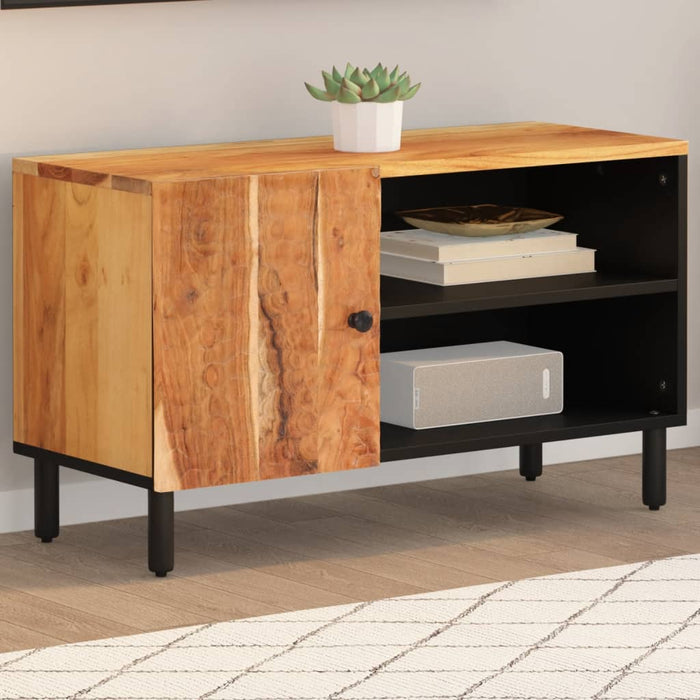 Dulap TV, 80x33x46 cm, lemn masiv de acacia WALTI