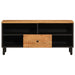 Dulap TV, 100x33x46 cm, lemn masiv de acacia - WALTI WALTI