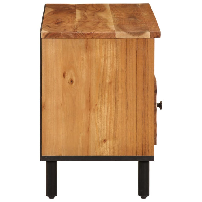 Dulap TV, 100x33x46 cm, lemn masiv de acacia - WALTI WALTI
