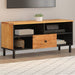 Dulap TV, 100x33x46 cm, lemn masiv de acacia - WALTI WALTI