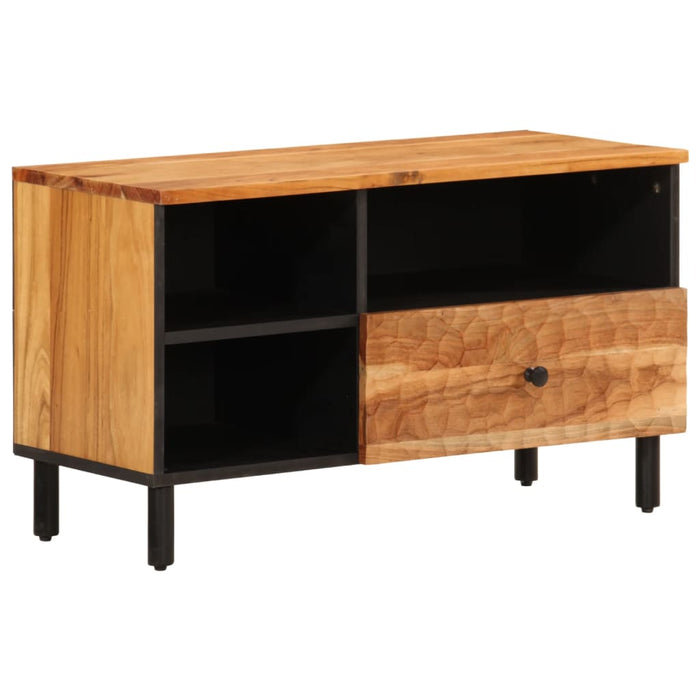 Dulap TV, 80x33x46 cm, lemn masiv de acacia - WALTI WALTI
