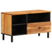 Dulap TV, 80x33x46 cm, lemn masiv de acacia - WALTI WALTI