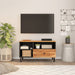 Dulap TV, 80x33x46 cm, lemn masiv de acacia - WALTI WALTI