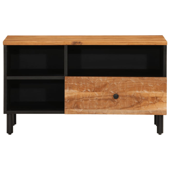 Dulap TV, 80x33x46 cm, lemn masiv de acacia - WALTI WALTI