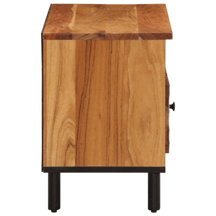 Dulap TV, 80x33x46 cm, lemn masiv de acacia - WALTI WALTI