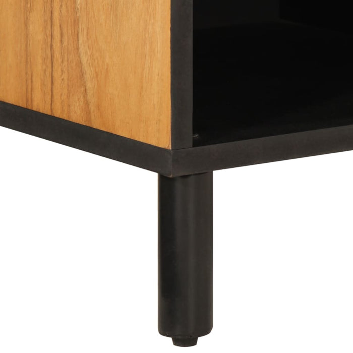 Dulap TV, 80x33x46 cm, lemn masiv de acacia - WALTI WALTI