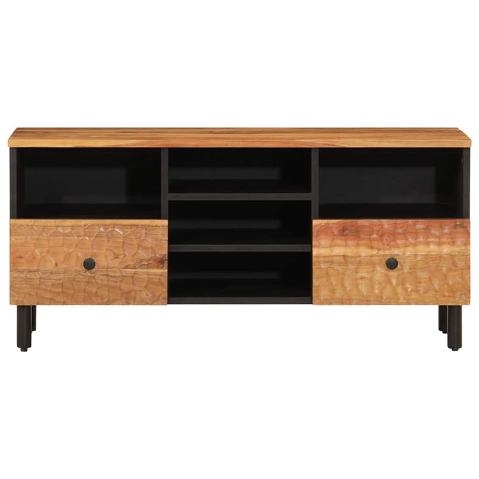 Dulap TV, 100x33x46 cm, lemn masiv de acacia - WALTI WALTI