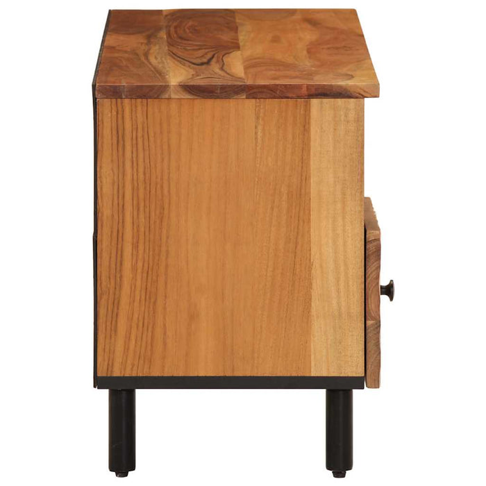 Dulap TV, 100x33x46 cm, lemn masiv de acacia - WALTI WALTI