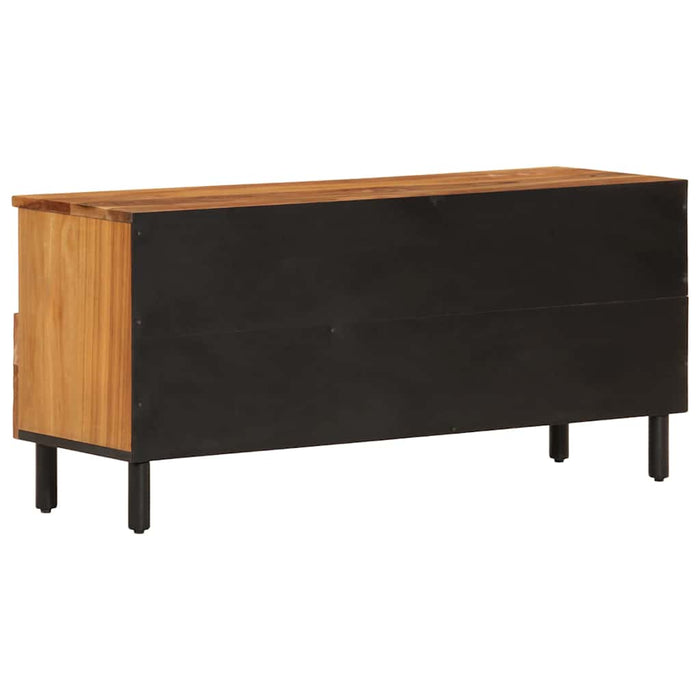 Dulap TV, 100x33x46 cm, lemn masiv de acacia - WALTI WALTI
