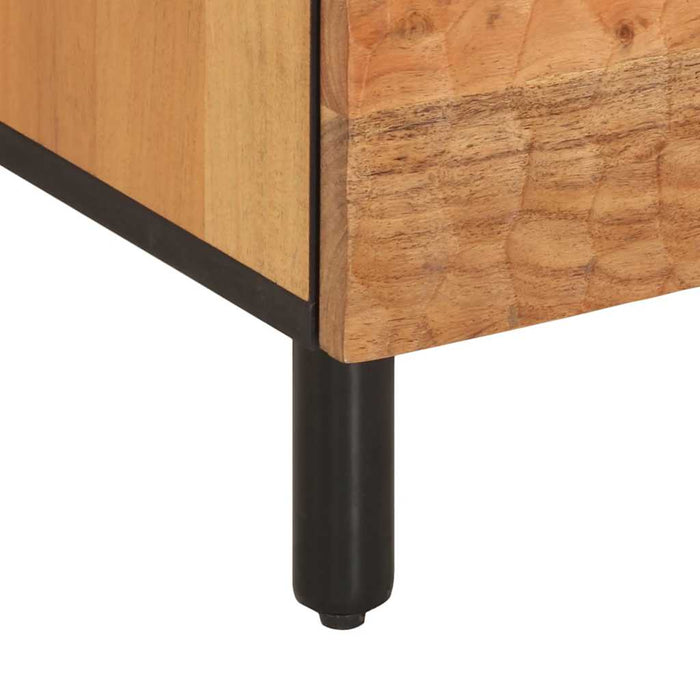 Dulap TV, 100x33x46 cm, lemn masiv de acacia - WALTI WALTI
