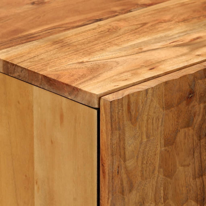 Dulap lateral, 40x33x75 cm, lemn masiv de acacia - WALTI WALTI