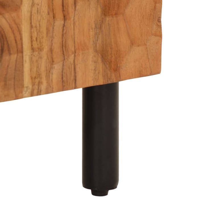 Dulap lateral, 40x33x75 cm, lemn masiv de acacia - WALTI WALTI