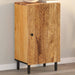 Dulap lateral, 40x33x75 cm, lemn masiv de acacia - WALTI WALTI