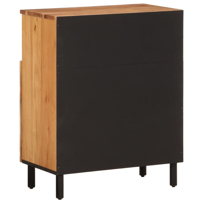 Dulap lateral, 60x33x75 cm, lemn masiv de acacia WALTI
