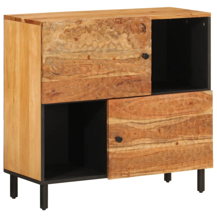 Dulap lateral, 80x33x75 cm, lemn masiv de acacia - WALTI WALTI