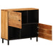 Dulap lateral, 80x33x75 cm, lemn masiv de acacia - WALTI WALTI