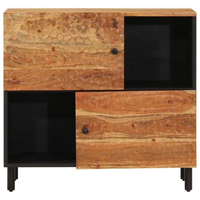 Dulap lateral, 80x33x75 cm, lemn masiv de acacia - WALTI WALTI