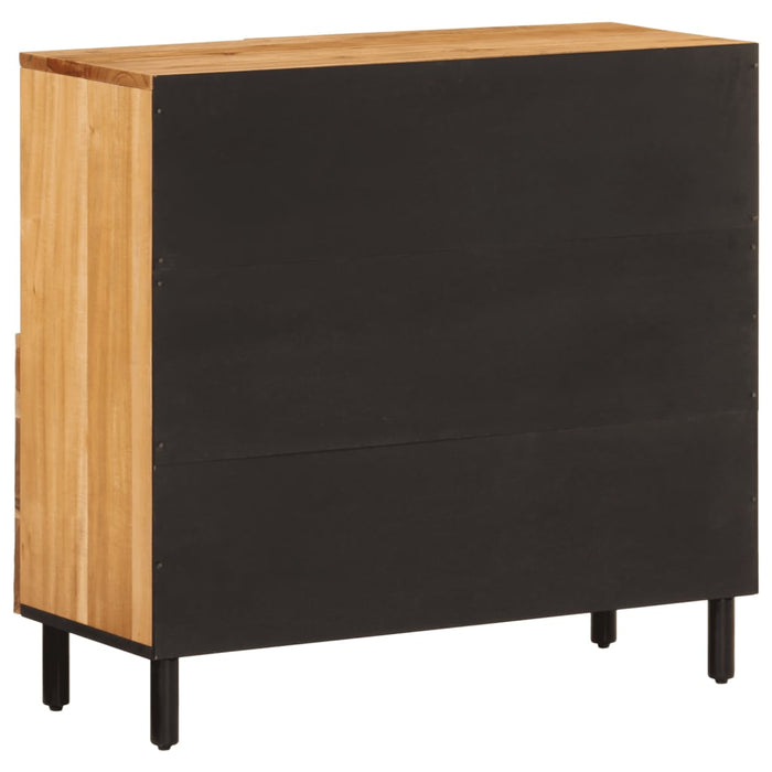 Dulap lateral, 80x33x75 cm, lemn masiv de acacia - WALTI WALTI