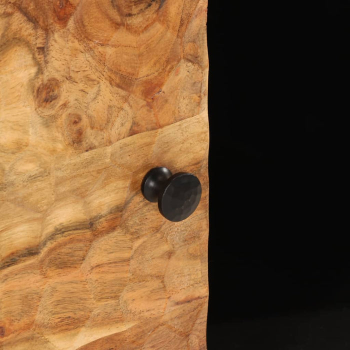Dulap lateral, 80x33x75 cm, lemn masiv de acacia - WALTI WALTI