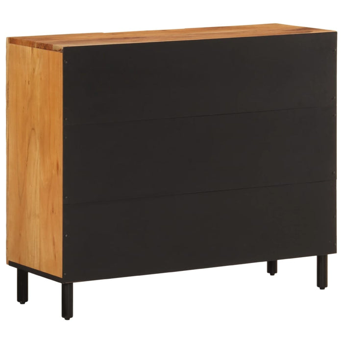 Dulap lateral, 90x33x75 cm, lemn masiv de acacia WALTI
