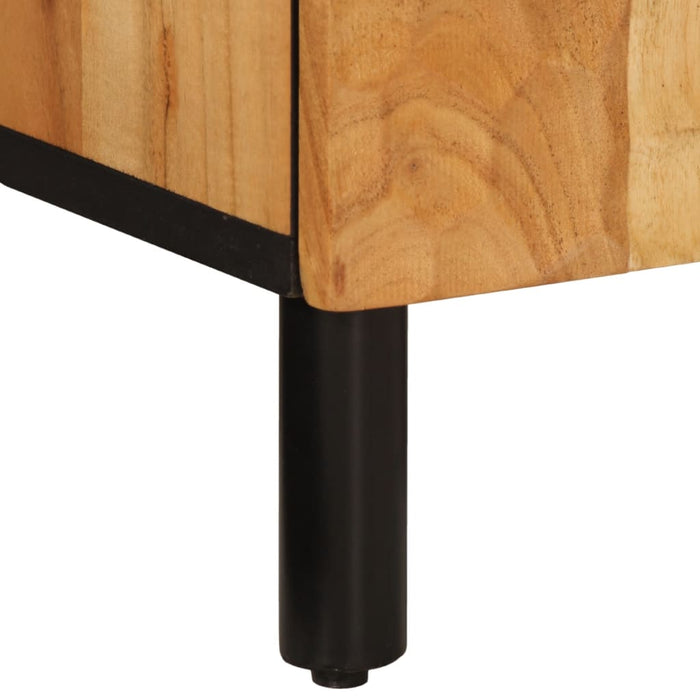 Dulap lateral, 90x33x75 cm, lemn masiv de acacia WALTI