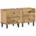 Noptiere, 2 buc., 40x33x46 cm, lemn masiv de acacia - WALTI WALTI
