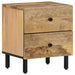 Noptiere, 2 buc., 40x33x46 cm, lemn masiv de acacia - WALTI WALTI