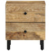 Noptiere, 2 buc., 40x33x46 cm, lemn masiv de acacia - WALTI WALTI