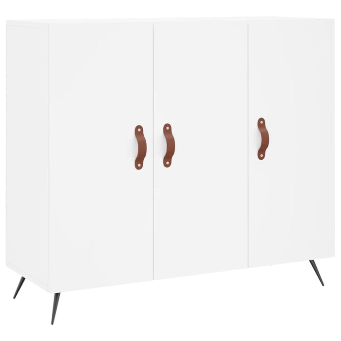 Dulap, alb, 90x34x80 cm, lemn compozit WALTI