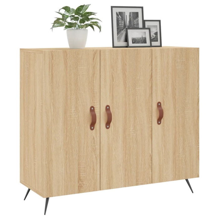 Dulap, stejar sonoma, 90x34x80 cm, lemn compozit - WALTI WALTI