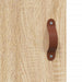 Dulap, stejar sonoma, 90x34x80 cm, lemn compozit - WALTI WALTI