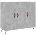 Dulap, gri beton, 90x34x80 cm, lemn compozit - WALTI WALTI