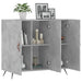 Dulap, gri beton, 90x34x80 cm, lemn compozit - WALTI WALTI