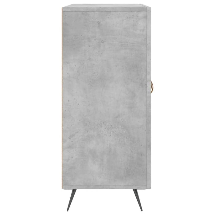 Dulap, gri beton, 90x34x80 cm, lemn compozit - WALTI WALTI